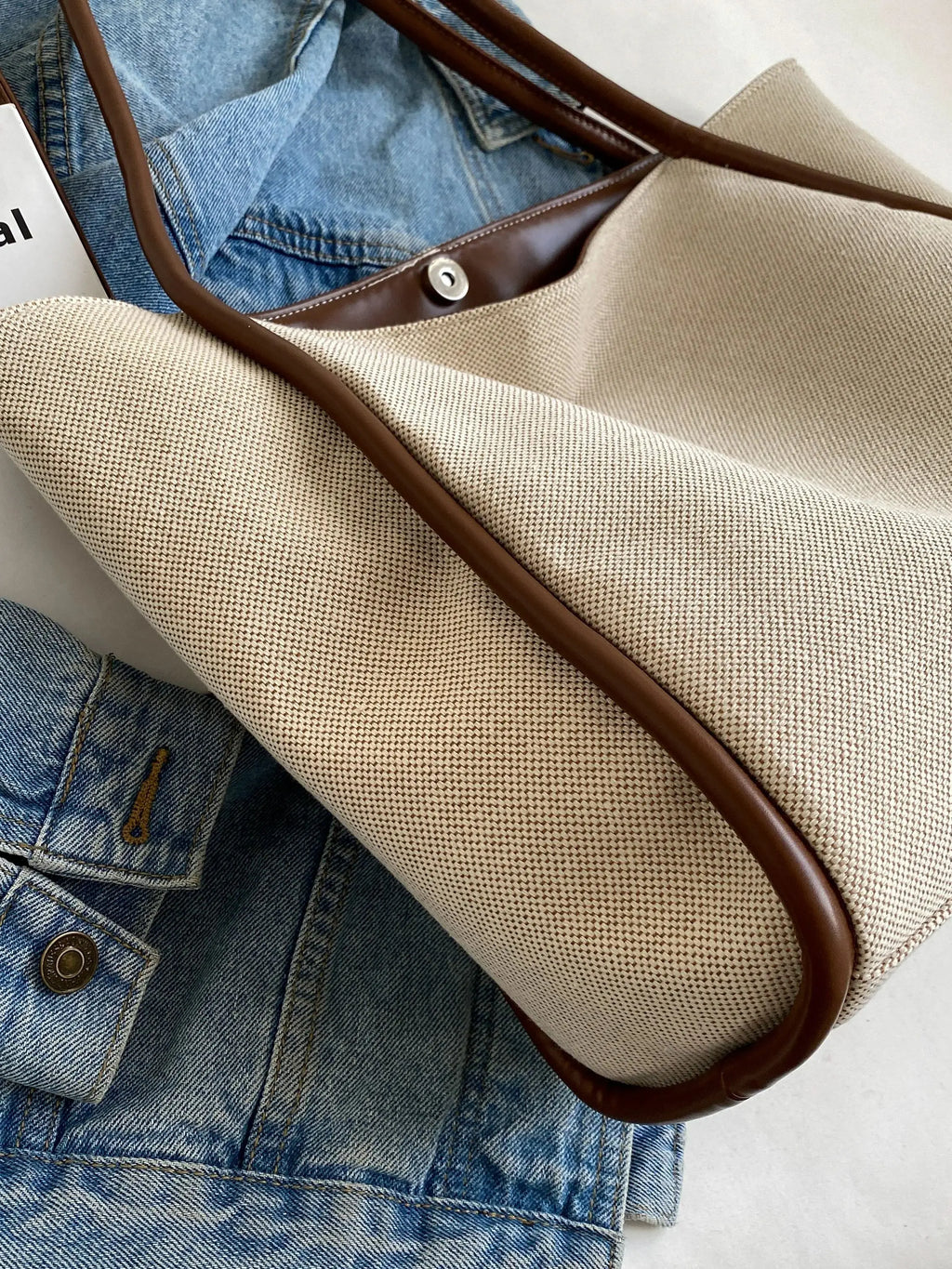 Women's Large Capacity Tote Bag - Everyday Shoulder Bag