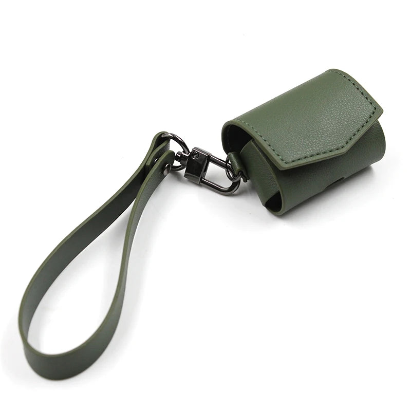 P004 - Leather AirPods Pro Case with Carabiner Strap - Soft Protective Cover for AirPods Pro 1st & 2nd Gen | Carry-Work