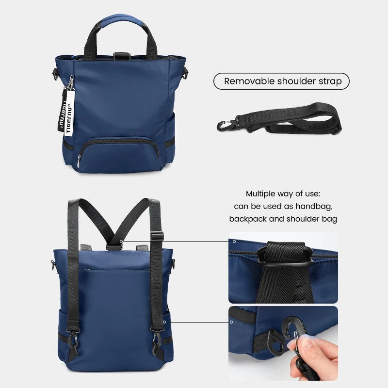 Women's Fashion Tote Backpack 14'' Laptop - Shoulder Bag