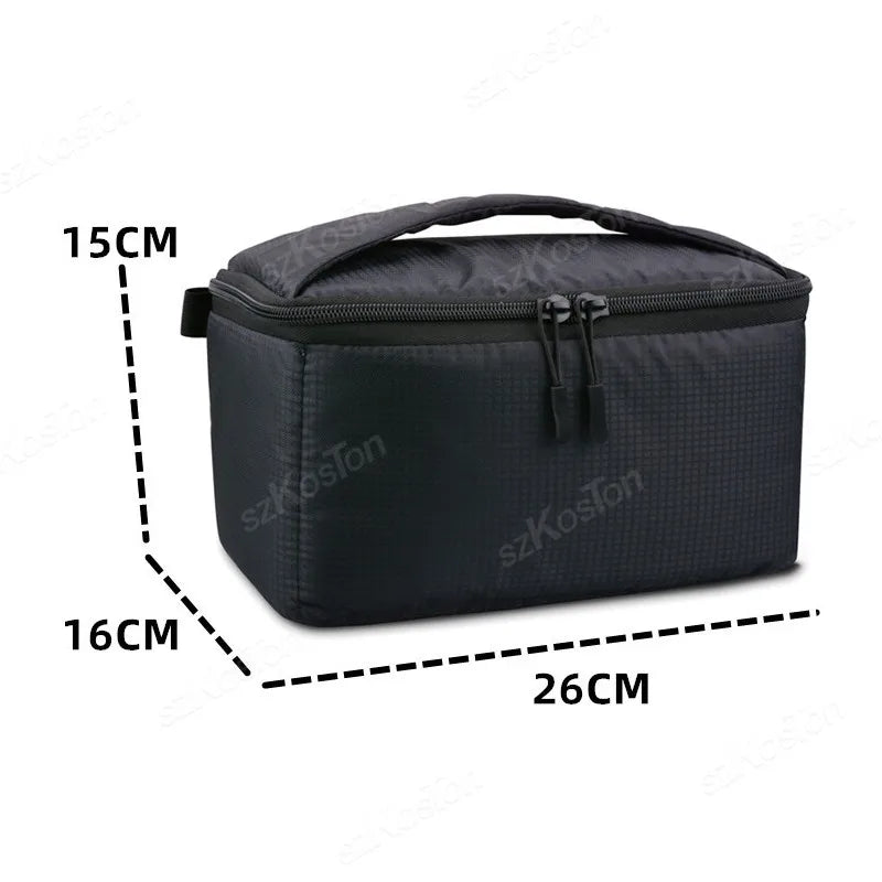 Waterproof DSLR Camera Insert Bag - Portable Padded Partition Protector for Camera Equipment