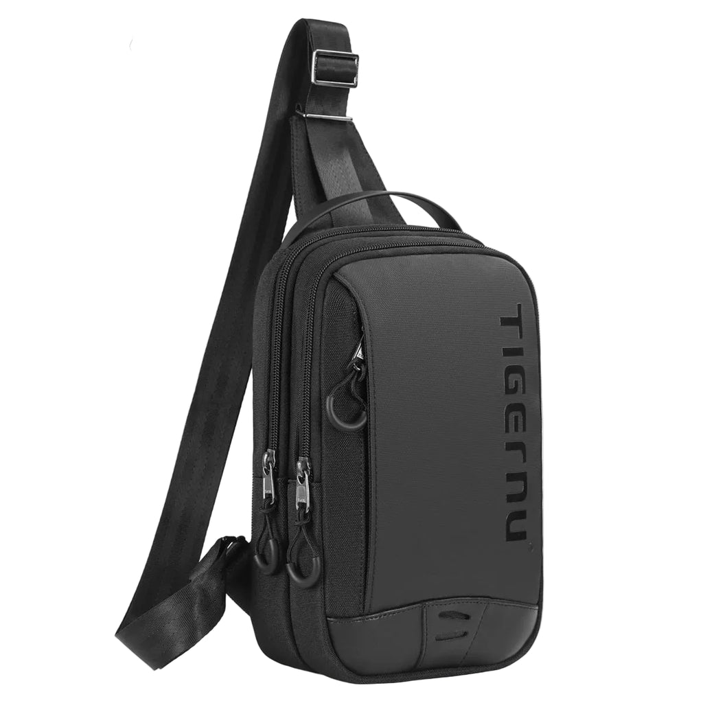 Premium Chest Bag for Men - Cool Style Shoulder Bag 9.7inch iPad Bag Casual Crossbody Bag Lightweight Mini Bag