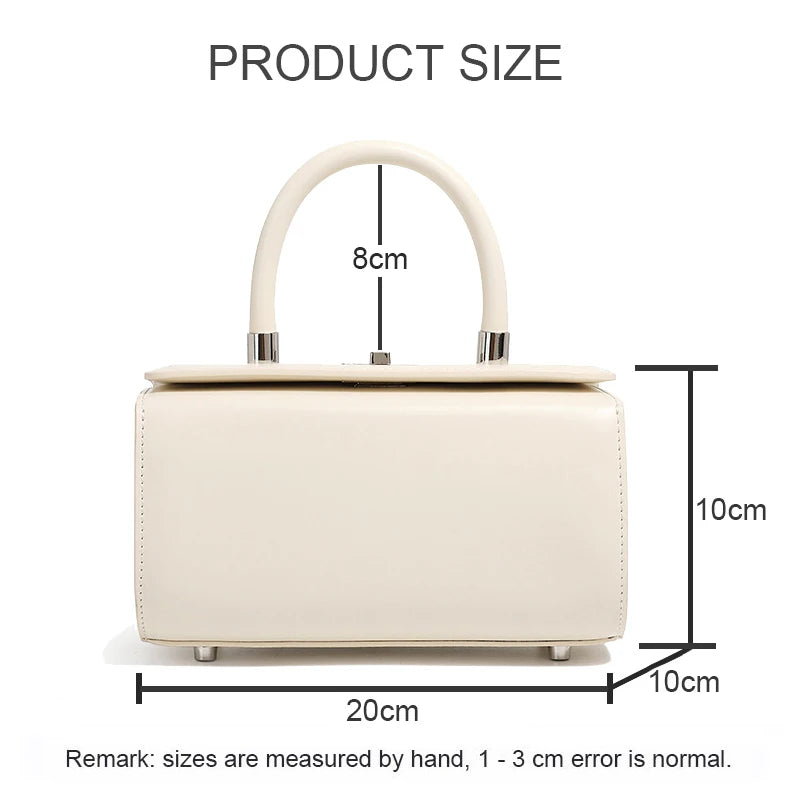 Leather Shell Clutch Bag - Size Box Bag | Carry-Work