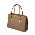 Women's Genuine Leather Tote Bag - Luxury First Layer Cowhide Commuter Handbag Large Capacity