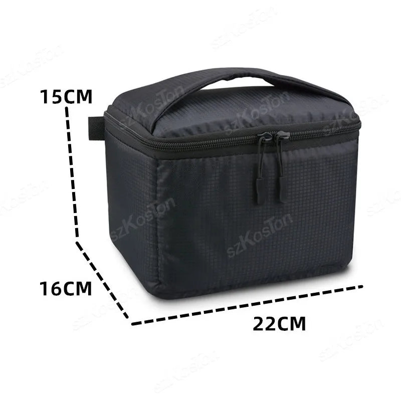 Waterproof DSLR Camera Insert Bag - Portable Padded Partition Protector for Camera Equipment
