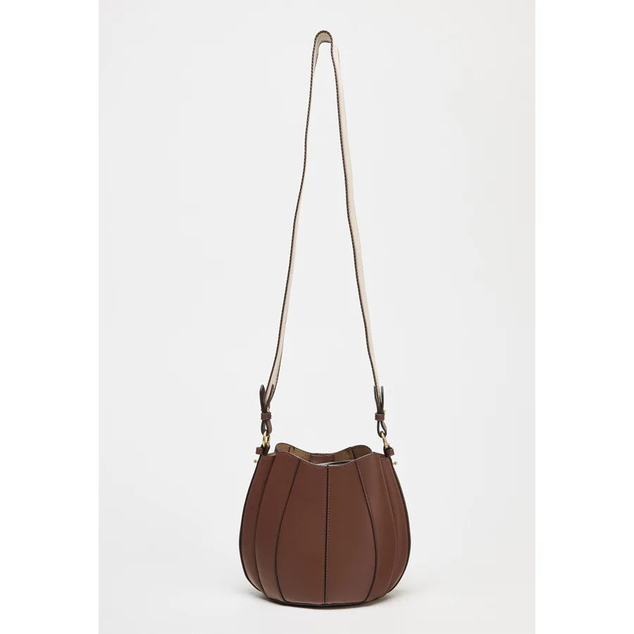 P102 - Women's PU Bucket Bag - Soft Crossbody Shoulder Handbag