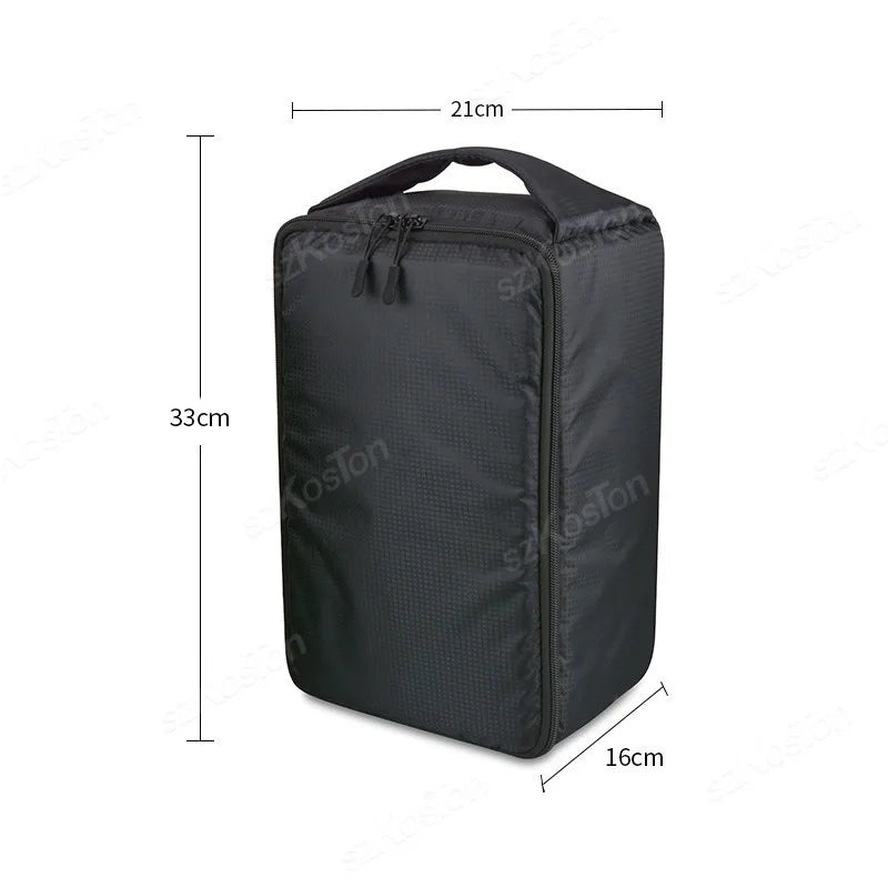 Waterproof DSLR Camera Insert Bag - Portable Padded Partition Protector for Camera Equipment