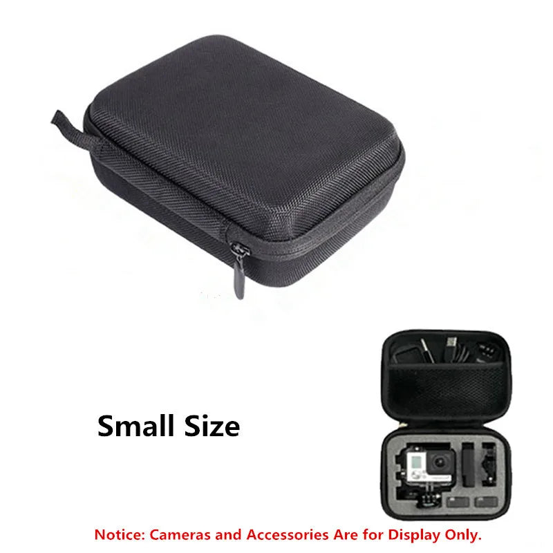 Waterproof Action Camera Storage Case - Portable Travel Bag for GoPro Hero 12 11 10 9 8 7 - Shock-Proof Protective Carrying Case