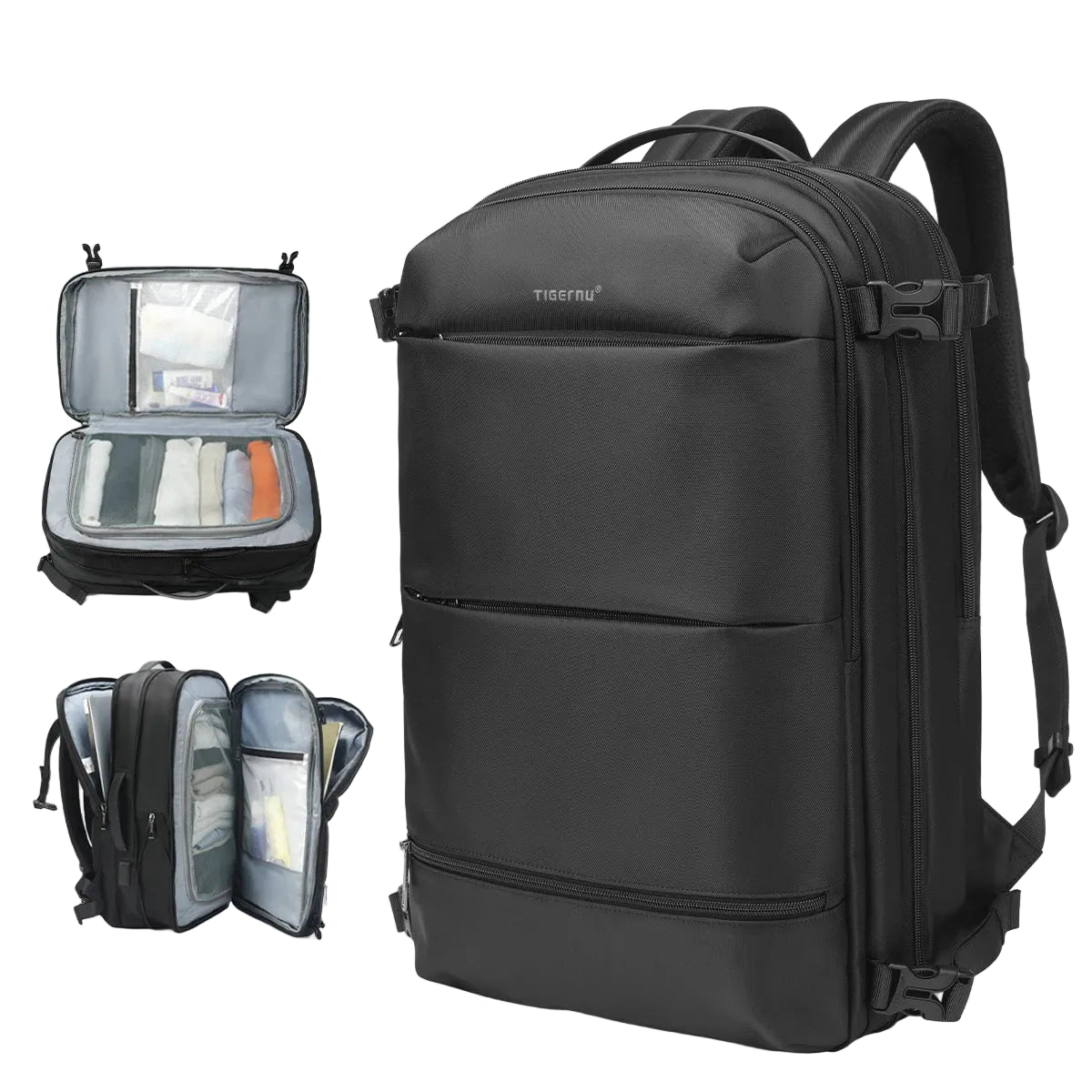 Women's Expandable Travel Backpack 17'' Laptop - 27L to 37L