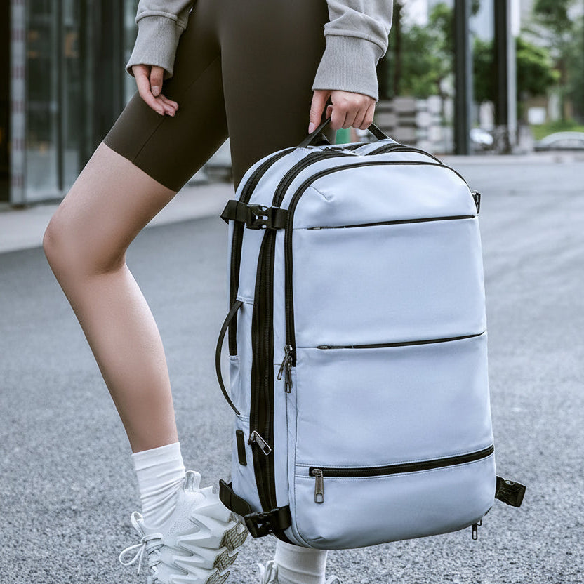 Women's Expandable Travel Backpack 17'' Laptop - 27L to 37L