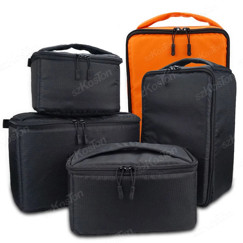 Waterproof DSLR Camera Insert Bag - Portable Padded Partition Protector for Camera Equipment