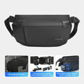 P110 - Men's Waterproof Sling Bag - Lightweight TPU Crossbody Chest Bag