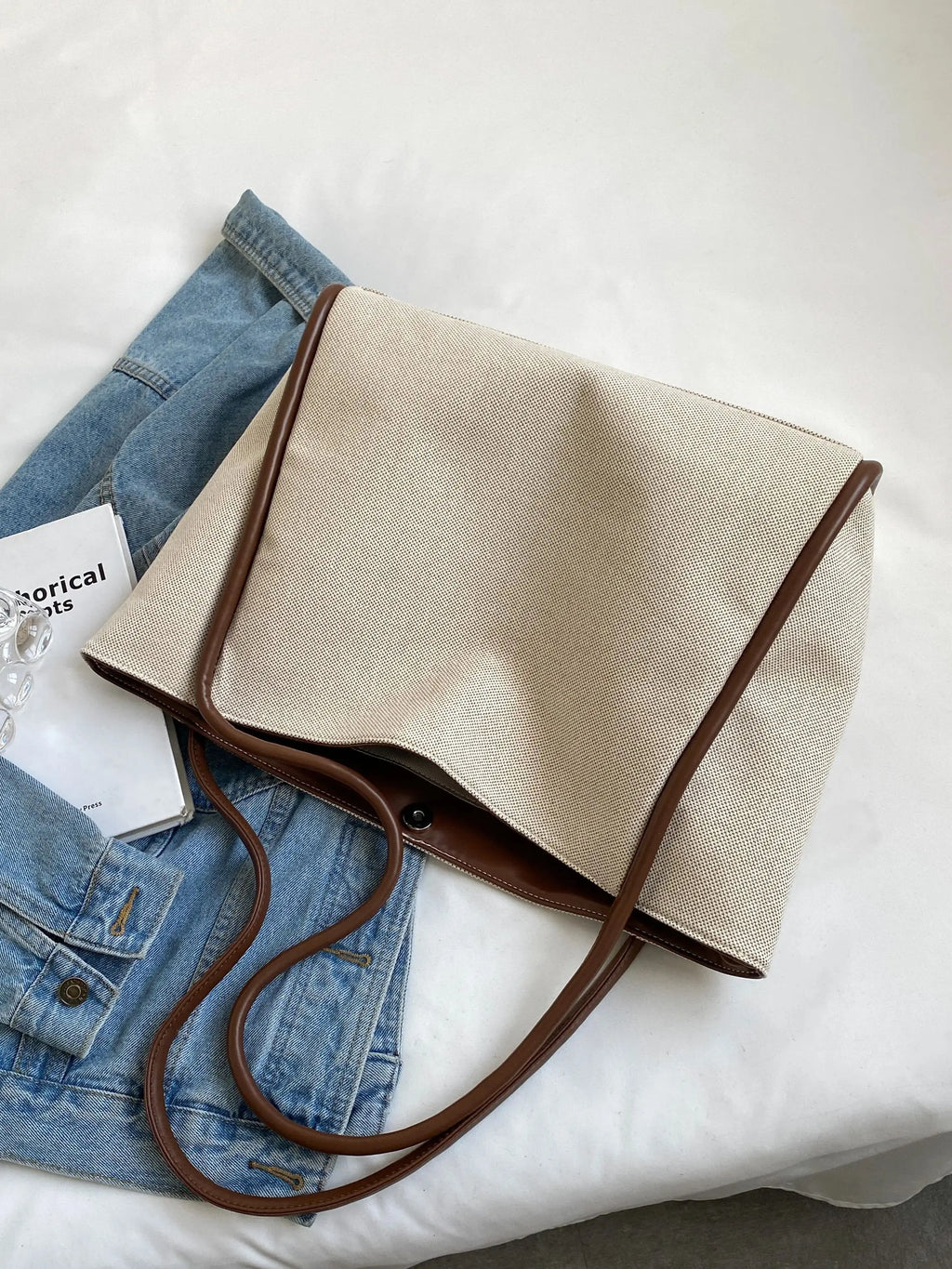 Women's Large Capacity Tote Bag - Everyday Shoulder Bag